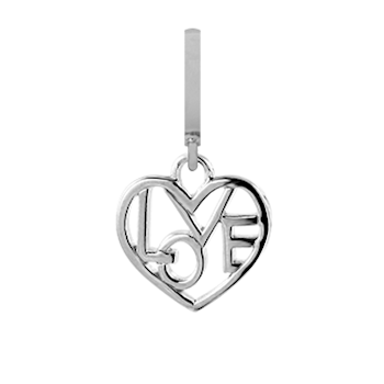 Christina Collect heart with love silver pendant 